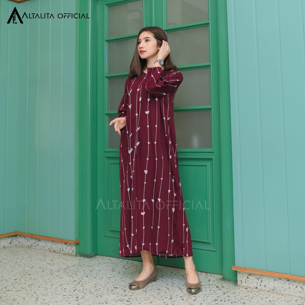 Daster Serut Kekinian Casandra Bali Bahan Rayon Wanita Dewasa & Remaja Terbaru Daster Gamis Rayon Ke