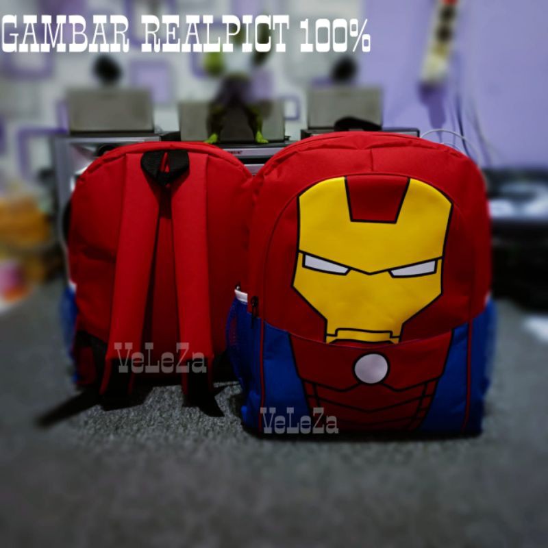 Tas ransel anak karakter superhero tas ransel anak sekolah