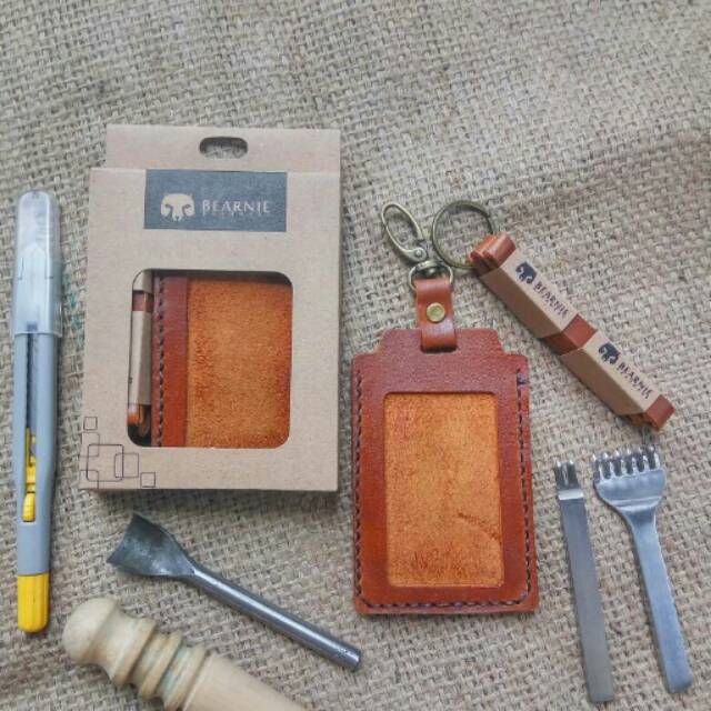 

Id card murah id card bagus Id card holder cover handmade leather id card kulit asli
