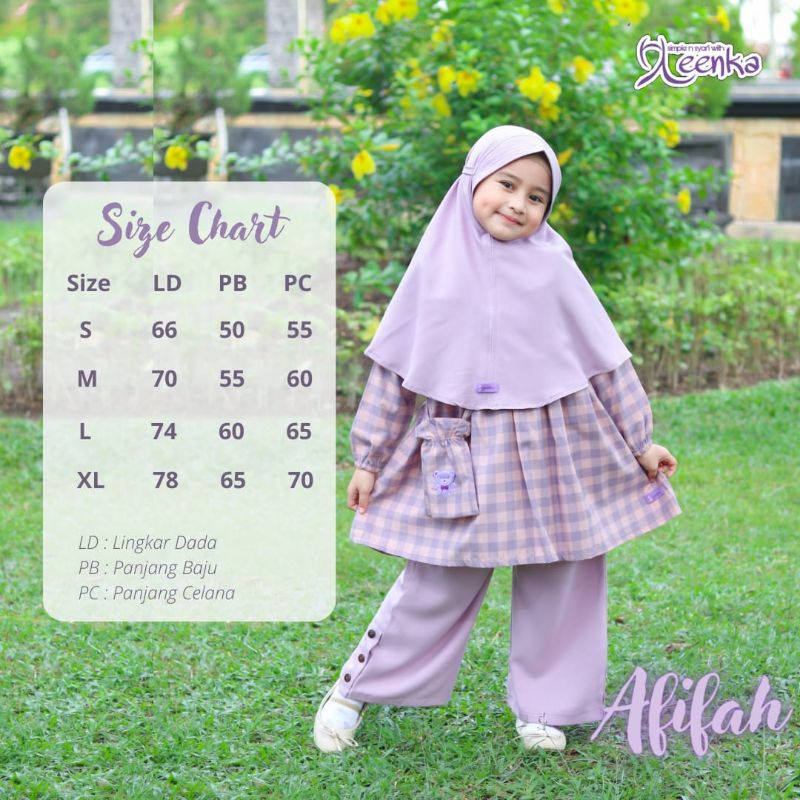 one set afifah by leenka