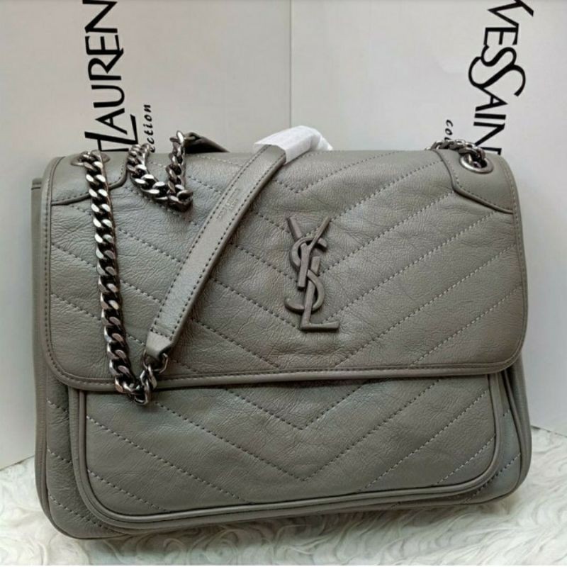 Bag YSL Niki Size Large 32cm Grey