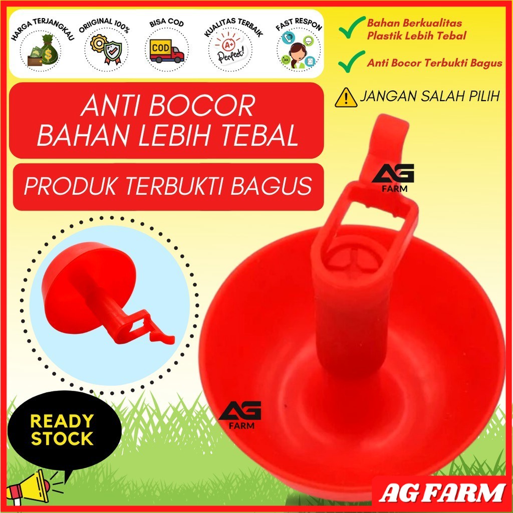 [READY] Nipel Niple Nippel Nipple Neppel Nepple A3 Mangkok Bulat, Ayam, Bebek, dan Puyuh AG FARM