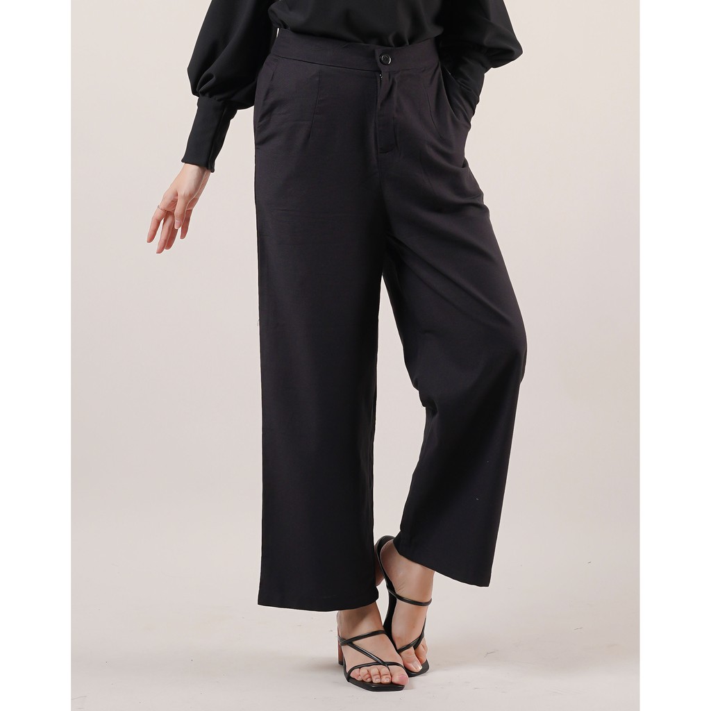 KULOT MINKA LINEN RAMI PANTS CELANA KANTOR DAILY PREMIUM B209 CO