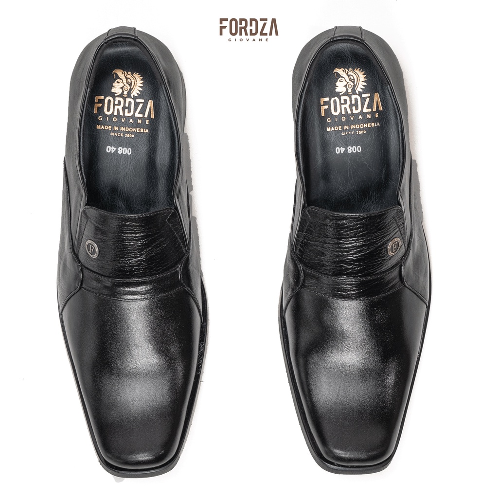 Sepatu Pantofel Pria Kulit Sapi Premium Sepatu Kerja Sepatu Pesta Fordza 008HT