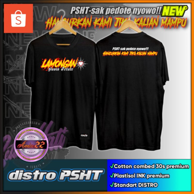 KAOS PSHT LAMONGAN BASIS TERATE (KODE A1)