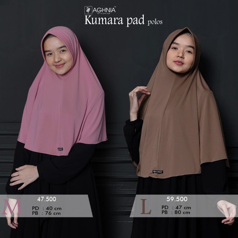 Kumara Pad Lycra L&XL by Aghnia/Jilbab Instan/Hijab Aghnia L&XL
