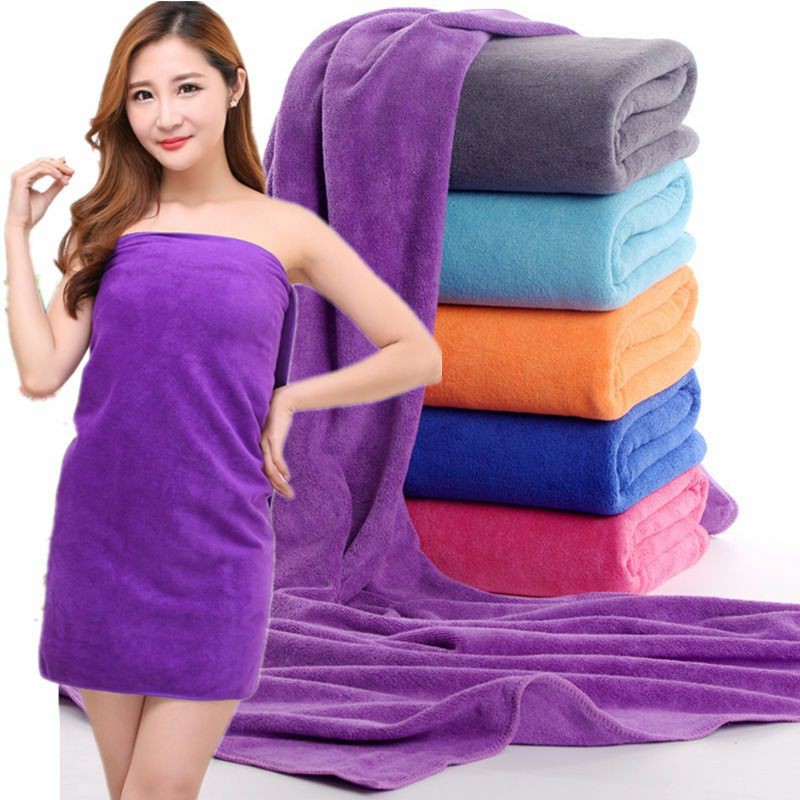 Handuk Mandi Warna Polos 100%Microfiber Size 70x140