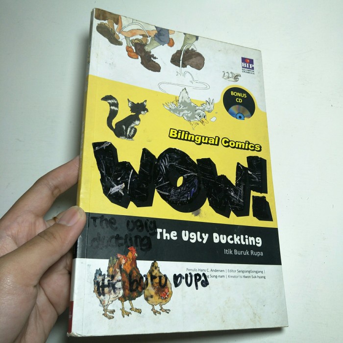 Jual Buku Bilingual Comics Wow The Ugly Duckling Itik Buruk Rupa Shopee Indonesia