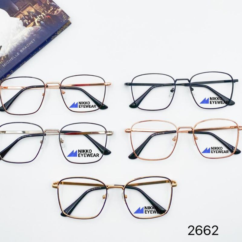 Frame Kacamata 2662,Gratis Lensa Minus,Kacamata Antiradiasi,Kacamata baca,Kacamata Korea