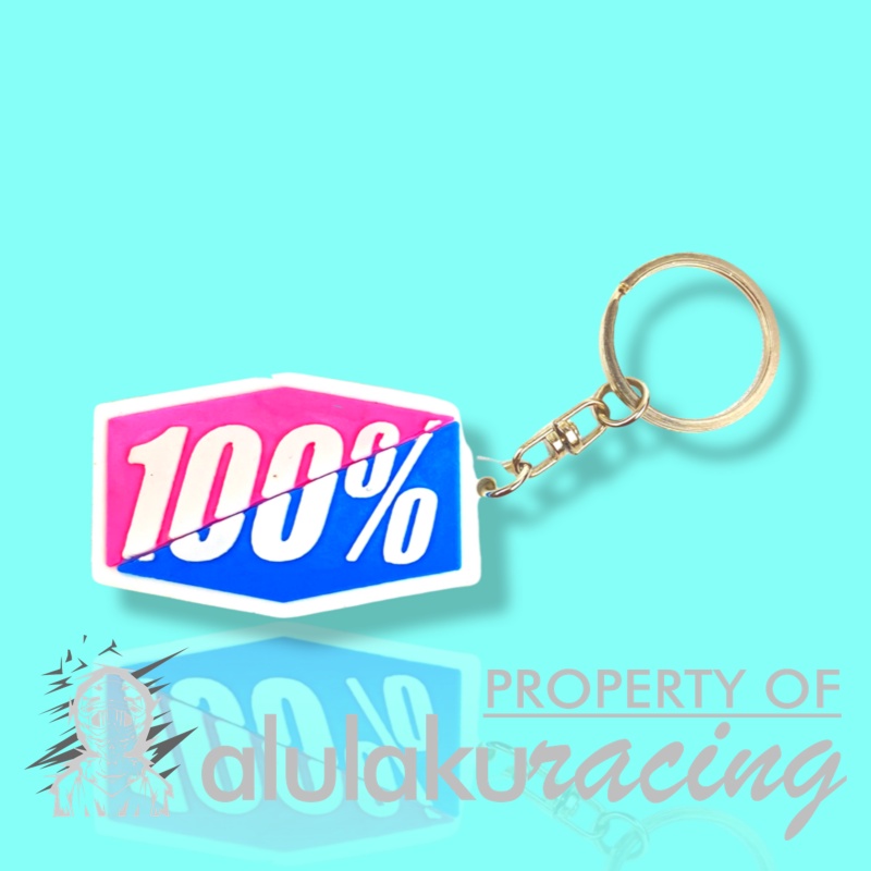 Gantungan Kunci / Keychain Motocross Trail Logo 100 Percent - SP004