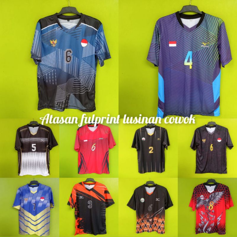 KAOS VOLI MURAH COWOK LUSINAN