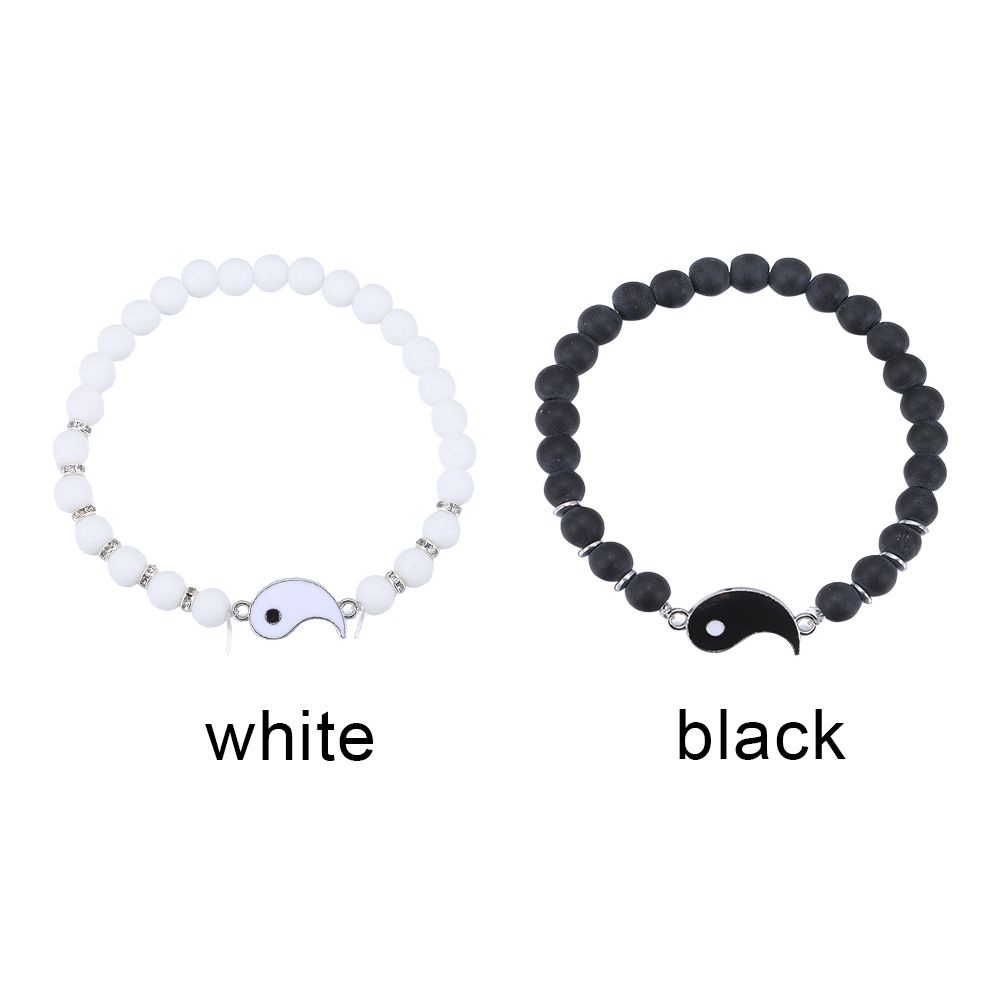 Gelang Manik-Manik Yin Yang Warna-Warni Untuk Pasangan