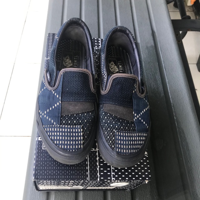 Jual Vans OG Classic Slip On X FDMTL Parisian Night/TR Bekas Second