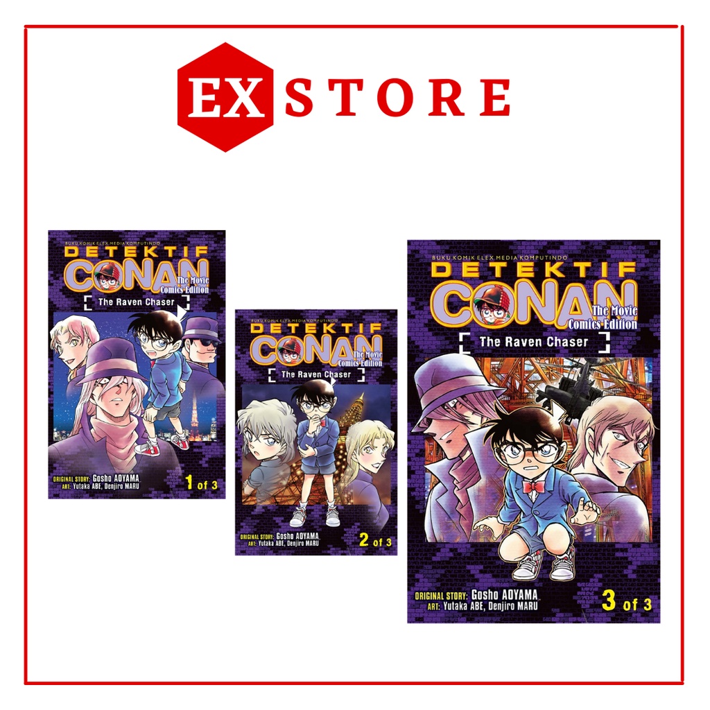 Komik Detektif Conan The Movie: The Raven Chaser 1-3