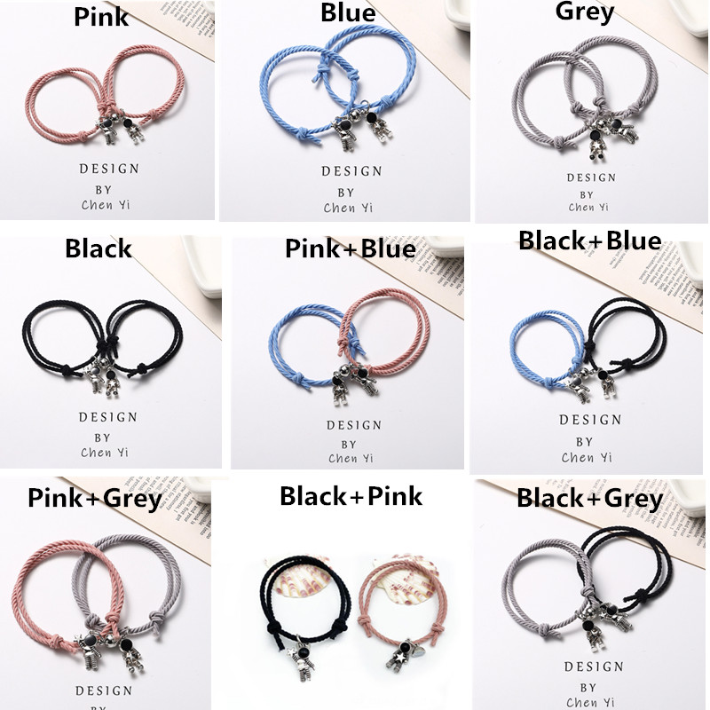 2pcs Gelang Magnetik Untuk Pasangan / Sahabat