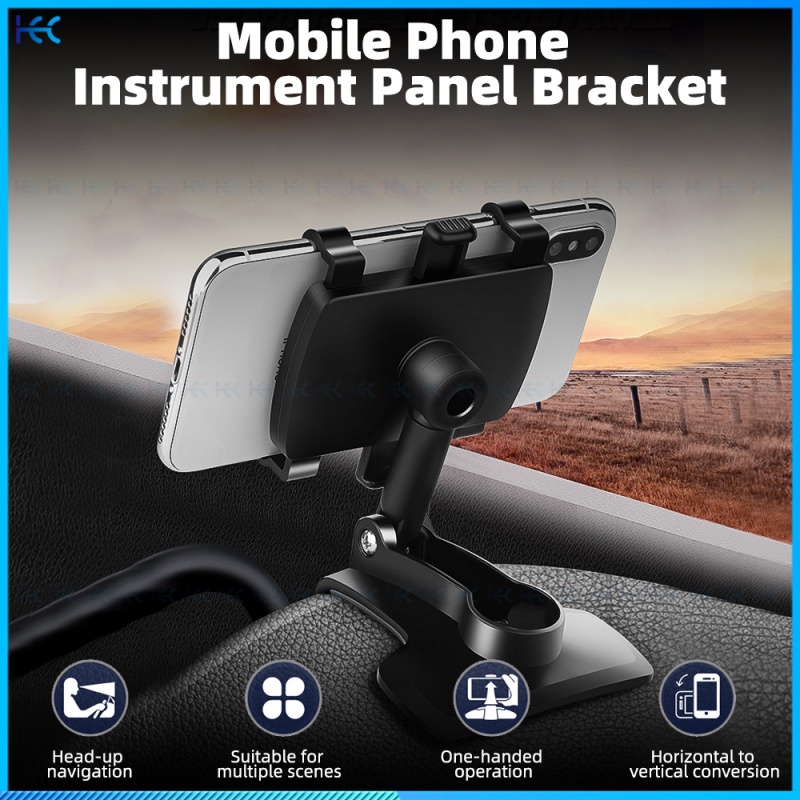 Fonken Bracket Klip mount Dasbor Mobil stand holder Handphone Rotasi 360o