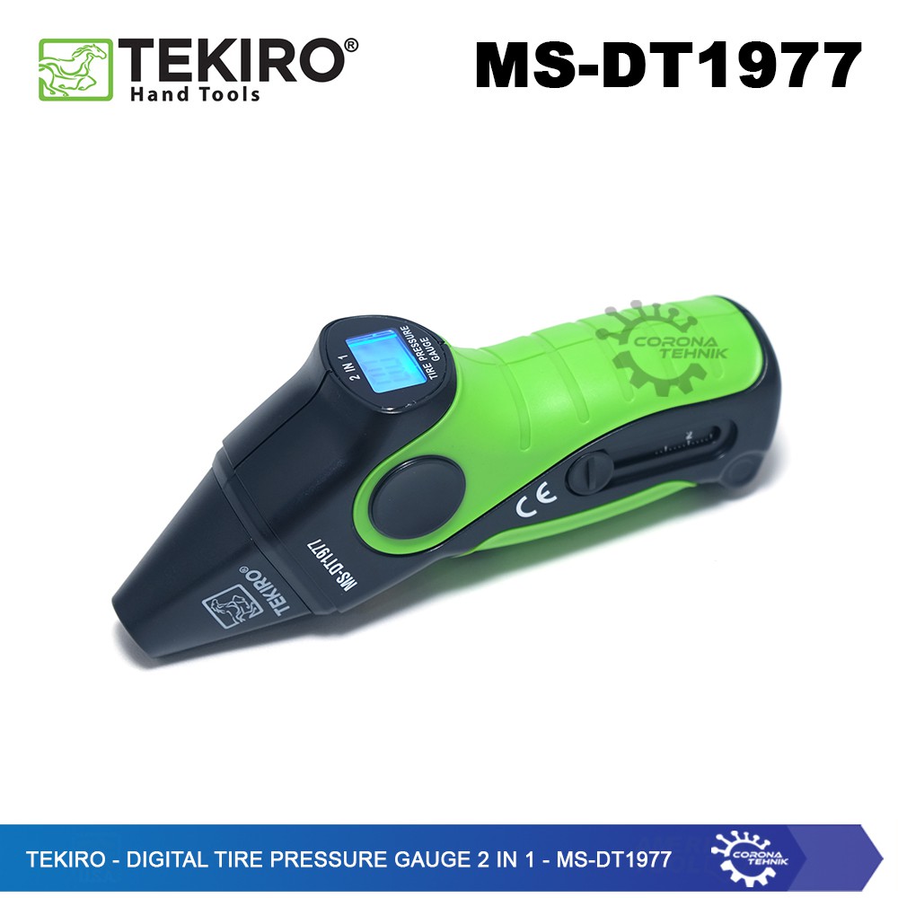 MS-DT1977 - Tekiro - Digital Tire Pressure Gauge 2 in 1