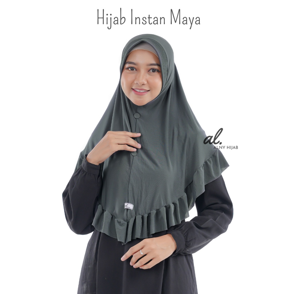 Maya Pet Antem Rumbai Rempel Hijab Jilbab Khimar Kerudung Bergo Instant