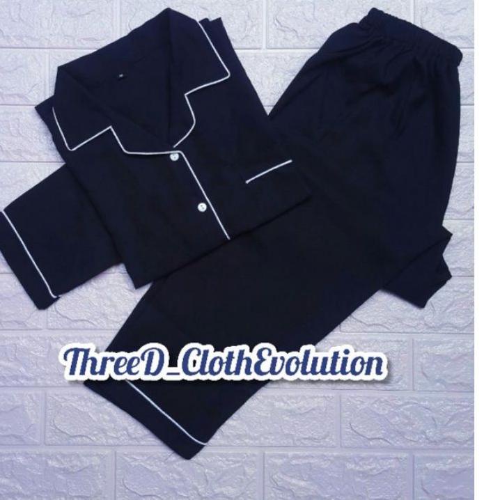 Viral Piyama Polos Baju Tidur Pria/ Wanita Remaja/Dewasa Katun PP Harga Grosir