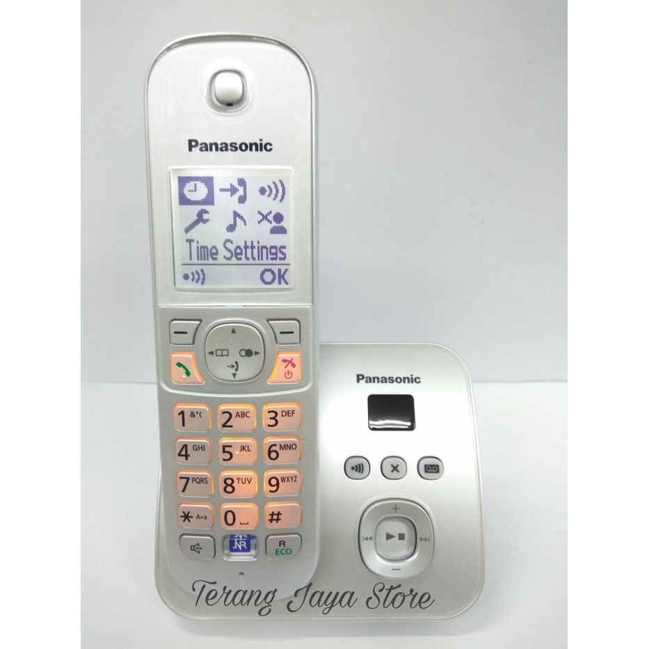 

Telepon Wireless Panasonic KX-TG6821 Answer Machine Phone (Silver)