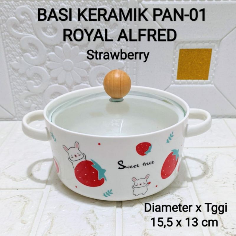 BASI KERAMIK PAN ROYAL ALFRED