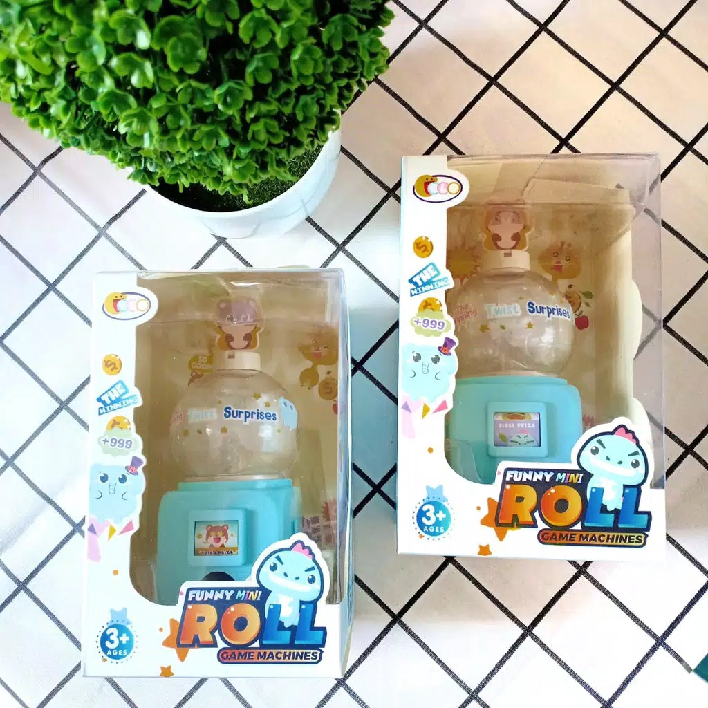MMTOYS MB209 Mainan Anak Murah Mini Jackpot Swing / Candy Vending Machine Drink / Surprise Mini Roll-1