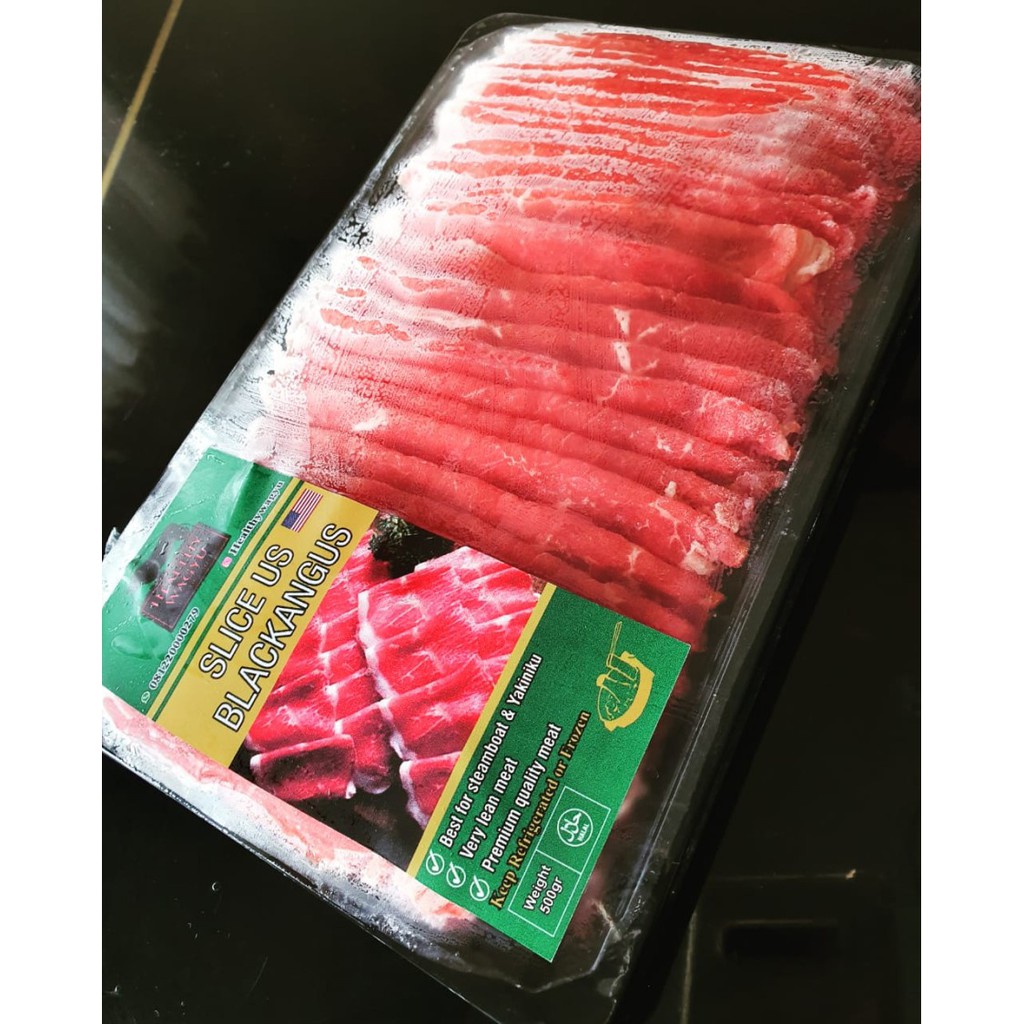 

Slice US Tenderloin Blackangus Non Fat 500gr/ Daging Sapi