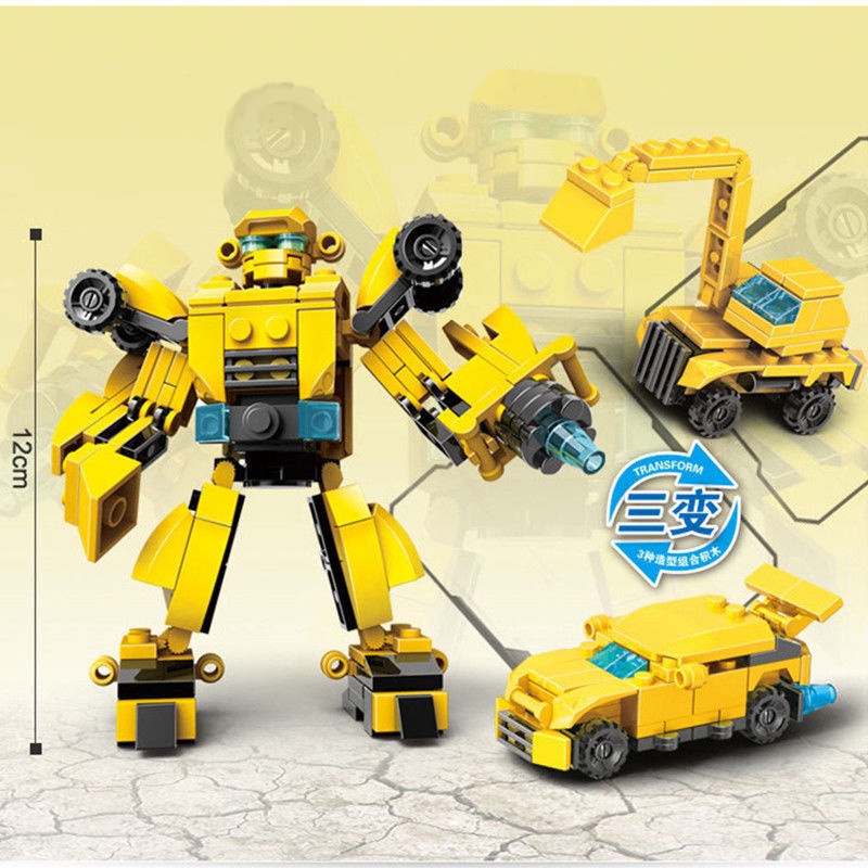 Mainan Bricks Robot Autobot Transformer 5 in 1