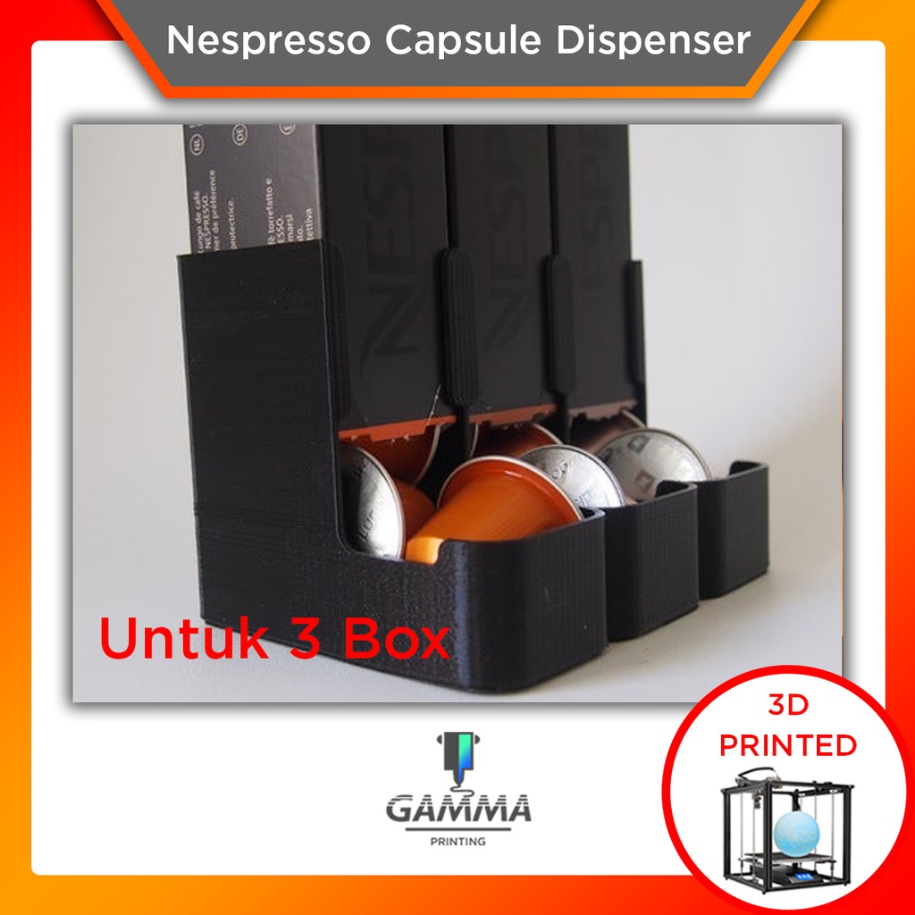 Nespresso Capsule Cup Dispenser 3 Bay / Box