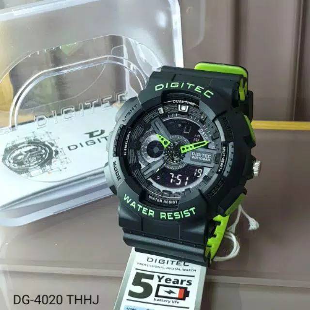 JAM TANGAN DIGITAL SPORT PRIA DIGITEC DG 4020 T DG4020 4020