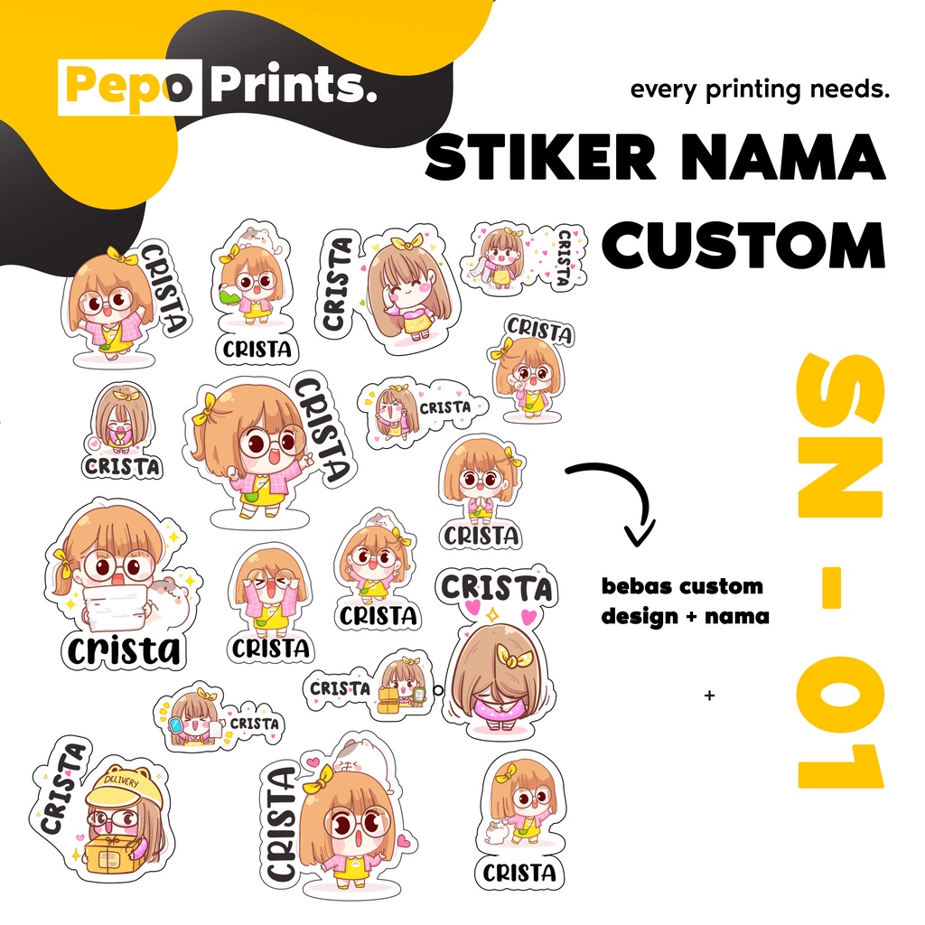 

Pepo - Stiker Nama [CUSTOM]