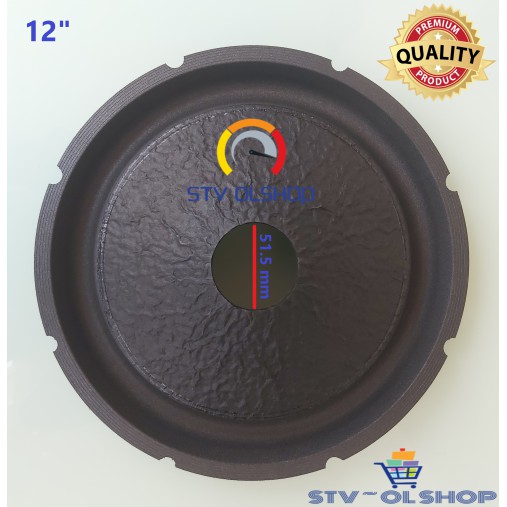 Kertas Speaker 12&quot; Subwoofer Import / Daun Speaker 12&quot; Subwoofer