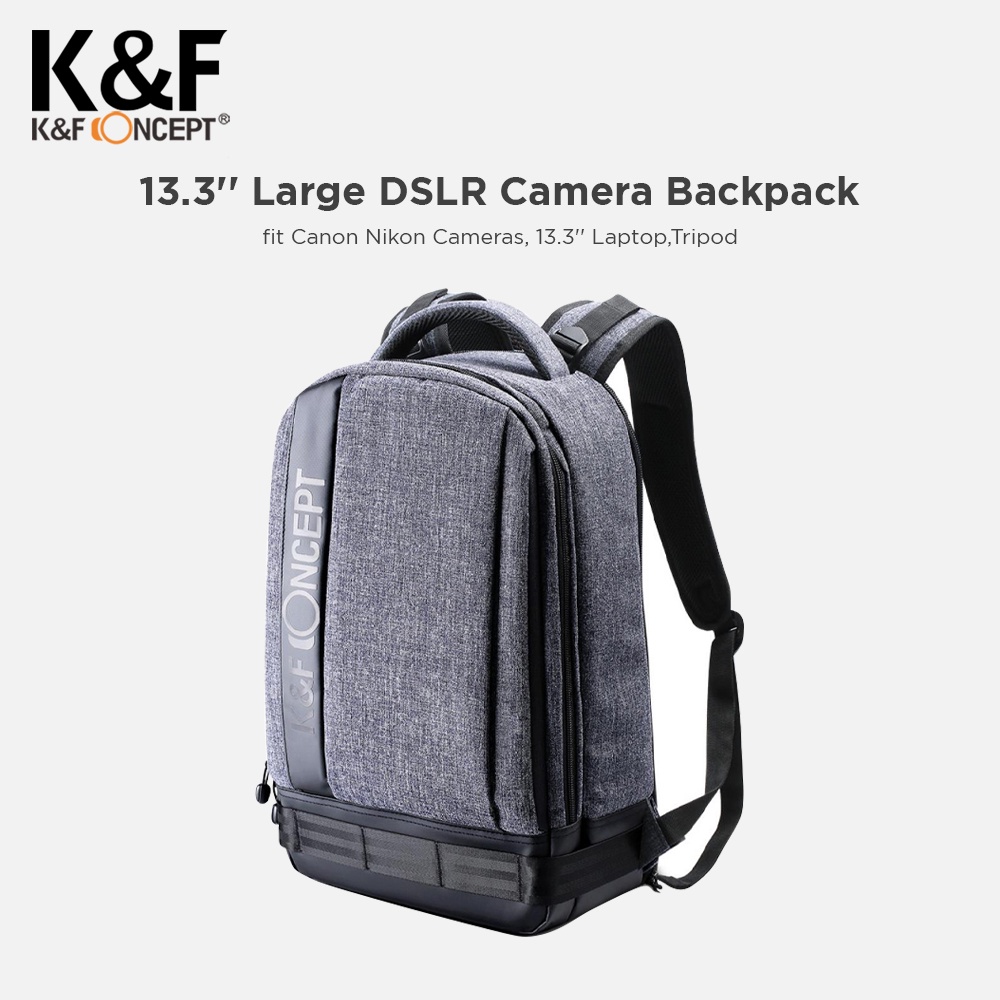 K&F Concept 20L Tas Travel Camera Backpack Photography Laptop KNF Concept