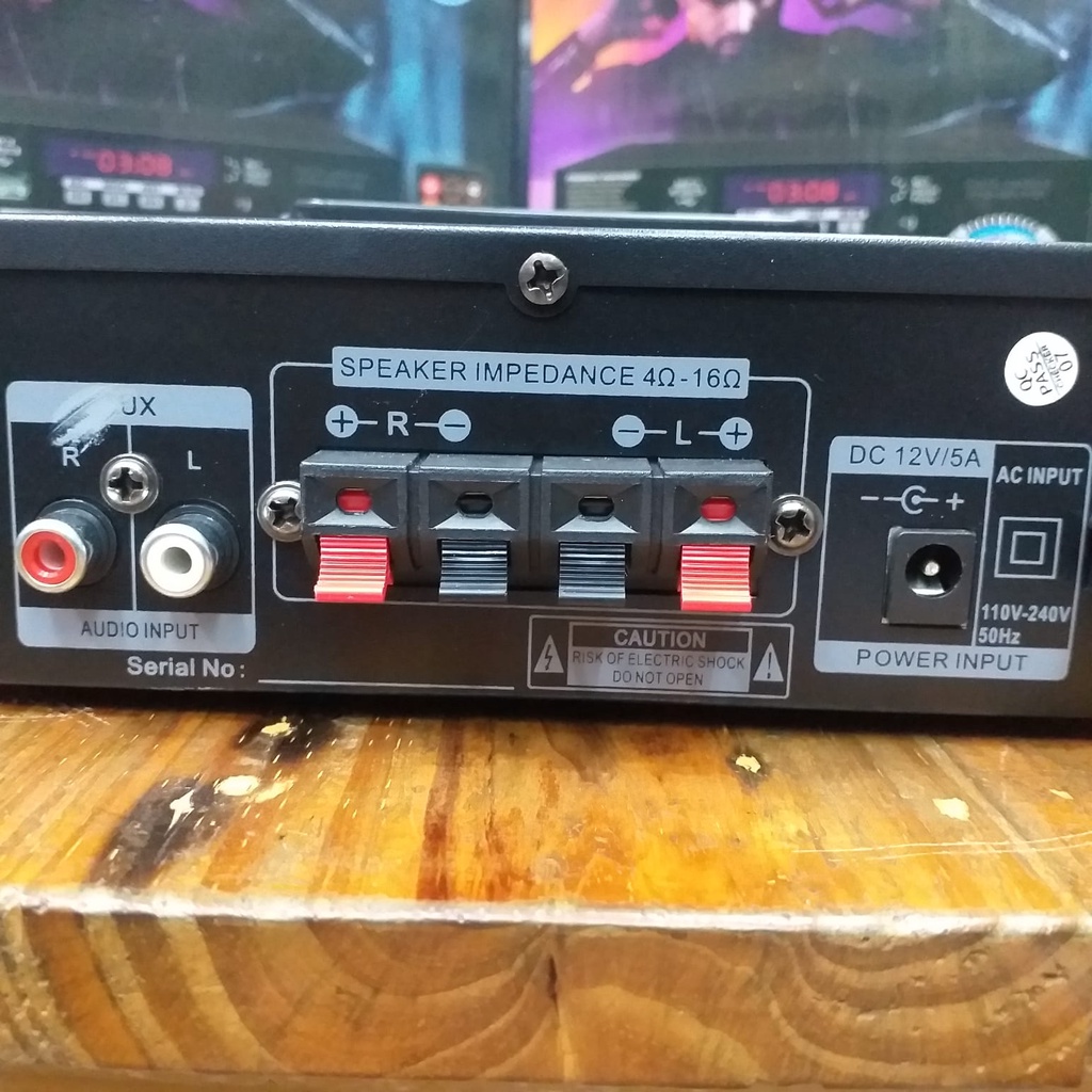 COD POWER AMPLIFIER KARAOKE DIGITAL FLECO D-09//POWER AMPLI DIGITAL STEREO MINI 12V/USB/MP3 PLAYERFLECO D-09