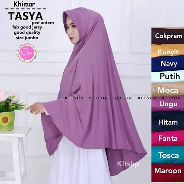 TASYA KHIMAR / KHIMAR JUMBO / JILBAB SYARI