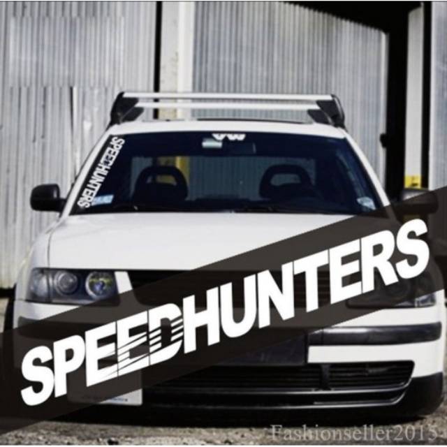 stiker mobil sticker kaca mobil SPEEDHUNTERS sticker speedhunters sticker kaca mobil brio ayla agya
