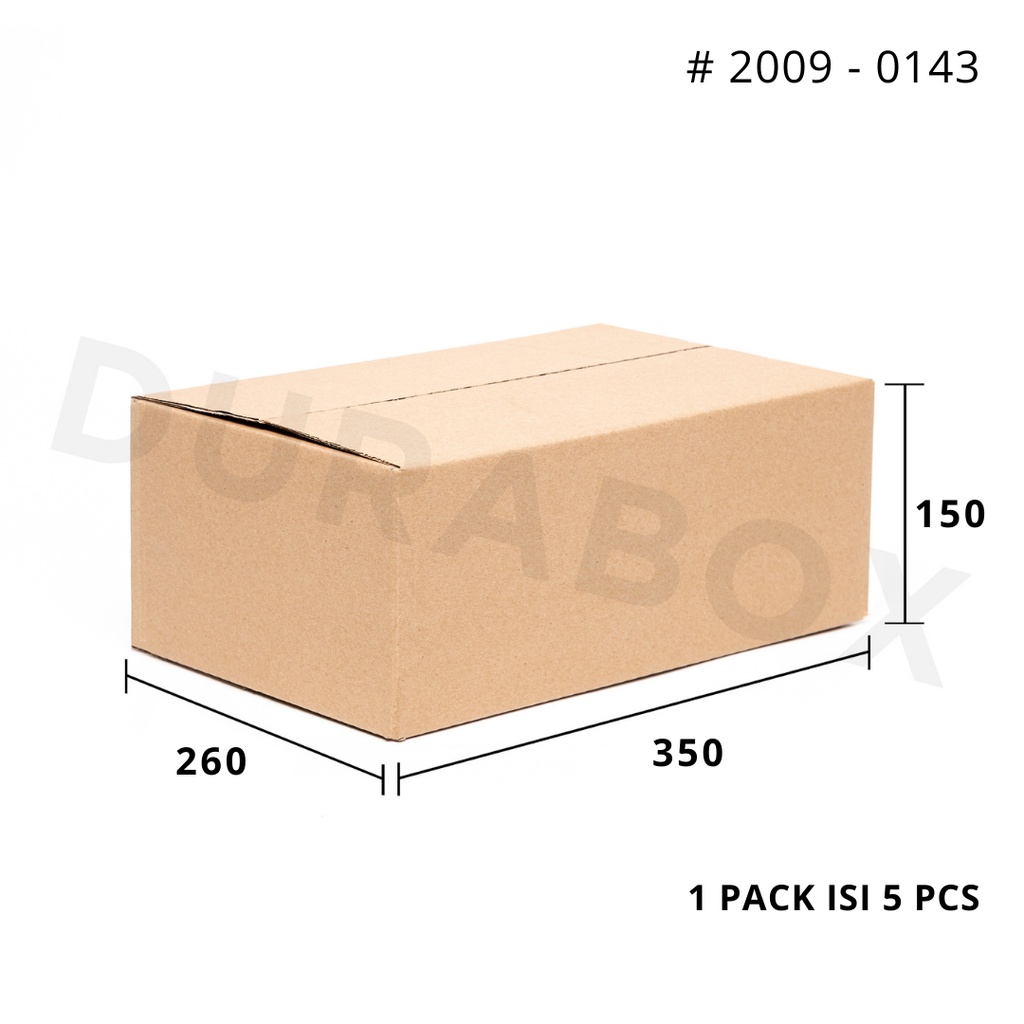 

35 x 26 x 15 cm A1 | KARDUS / KARTON BOX CORRUGATED - KEMASAN / PACKAGING / PACKING MAKANAN | #2009-0143