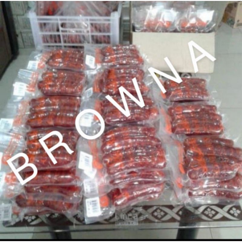 

Lapcheong sosis Babi / Pork Sausage 1kg @250gr x 4packs cap SULAWESI