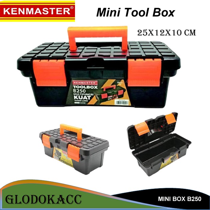 Tool Box Mini b250 / Kenmaster Kotak Perkakas / Tempat Penyimpanan