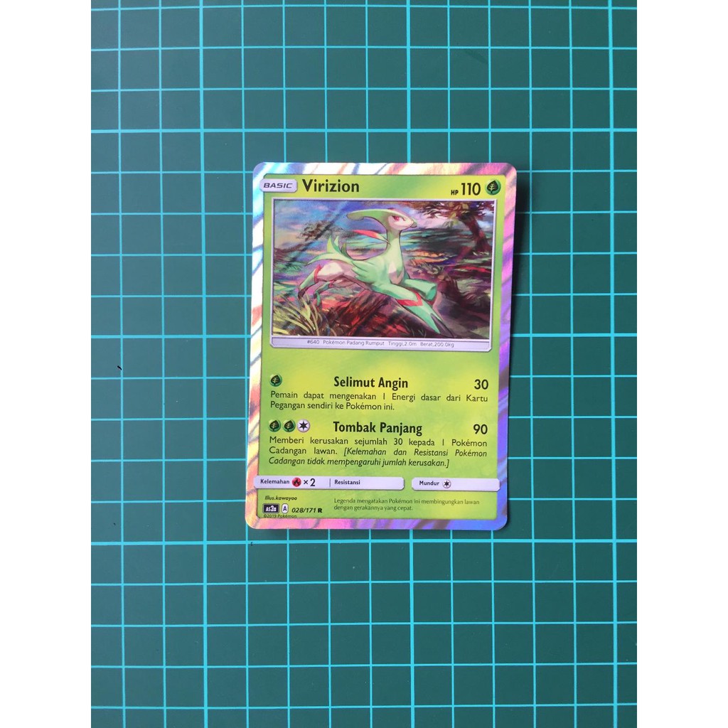 Virizion Foil Kartu Pokemon TCG Indonesia