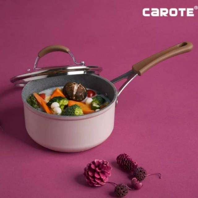 Ready Carote sauce pan 16 cm bio pink