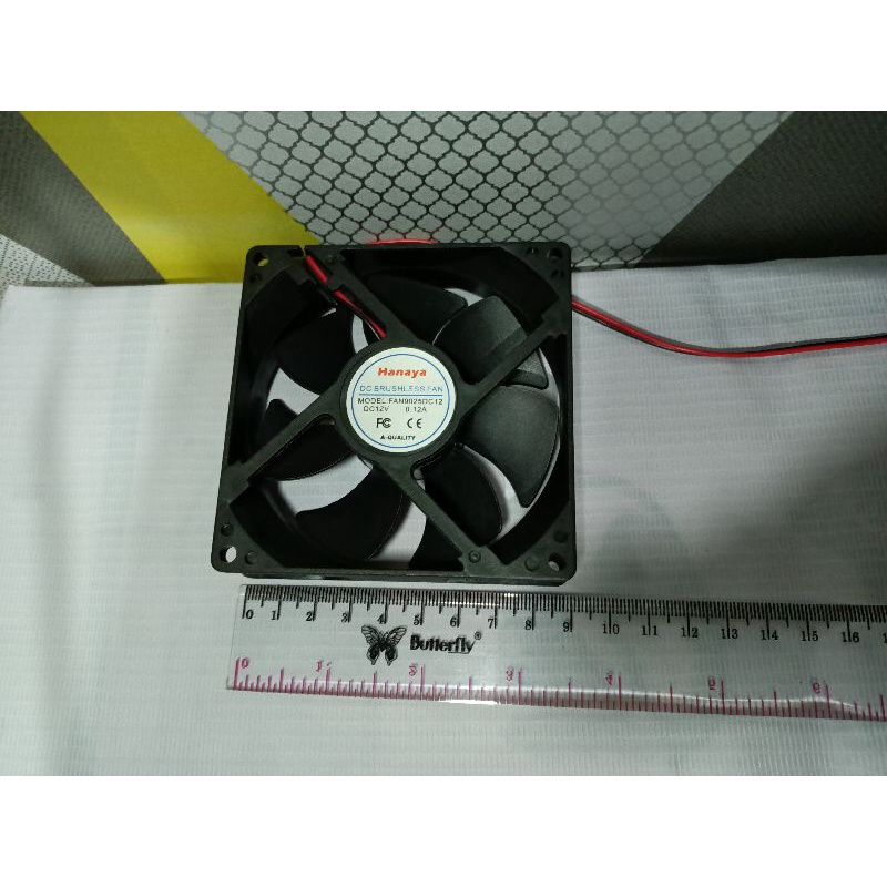 fan DC 9cm 12v/fan kipas 9x9 12v