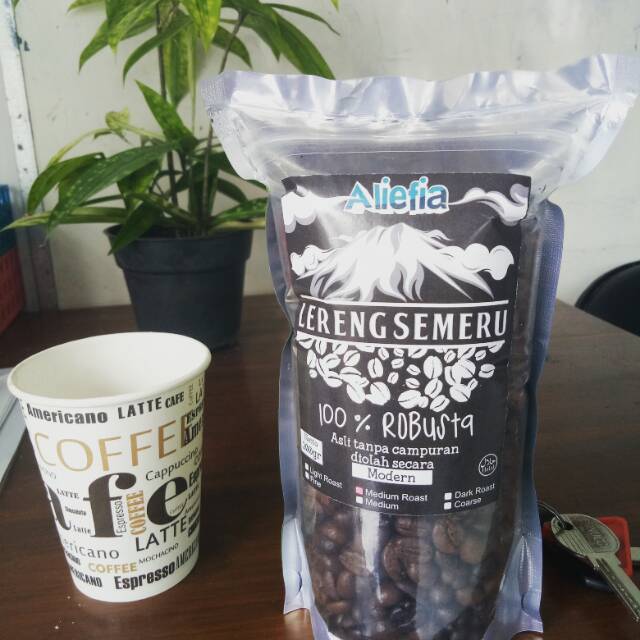 

BIJI KOPI LERENG SEMERU ALIEFIA MEDIUM ROASTING 200gr