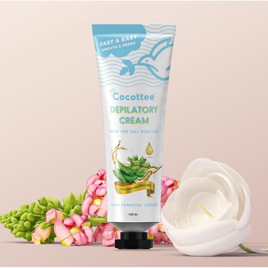 ✨LACIKOSME✨ COCOTTEE DEPILATORY CREAM / BODY CREAM / BODY LOTION - KRIM PERONTOK BULU BPOM