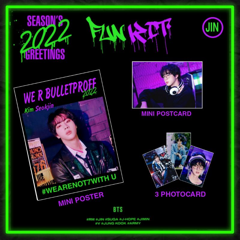 BTS FUNKIT/FANKIT || SEASON GREETING 2022 || TERMURAH  || FREE FREEBIES SETIAP PEMBELIAN || CEK DESK