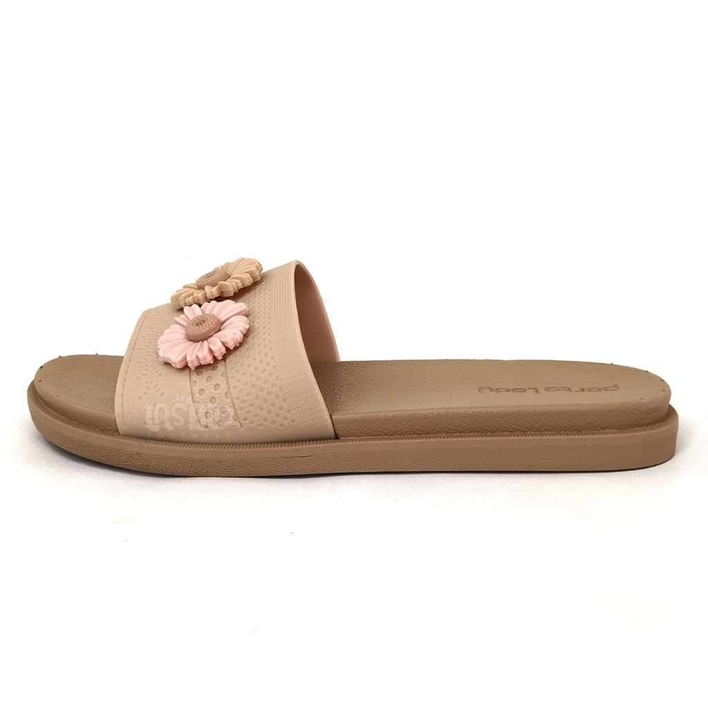 Sandal Selop Rumah Wanita Casual Korea Lucu Porto-ELA2