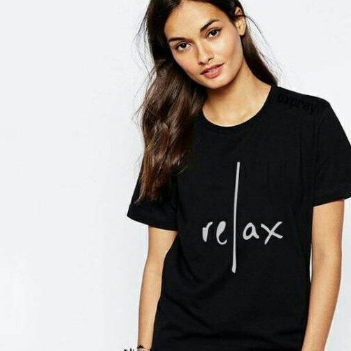 OXPREY KAOS OXPREY RELAX CUSTOM LENGAN PENDEK HITAM OXPREY