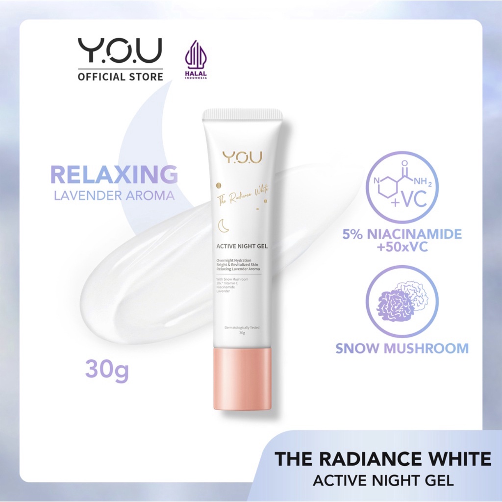 YOU The Radiance White Complete Bundle Paket Y.O.U