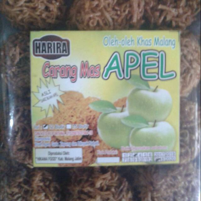 CARANG MAS APEL HARIRA CAMILAN CEMILAN KHAS MALANG