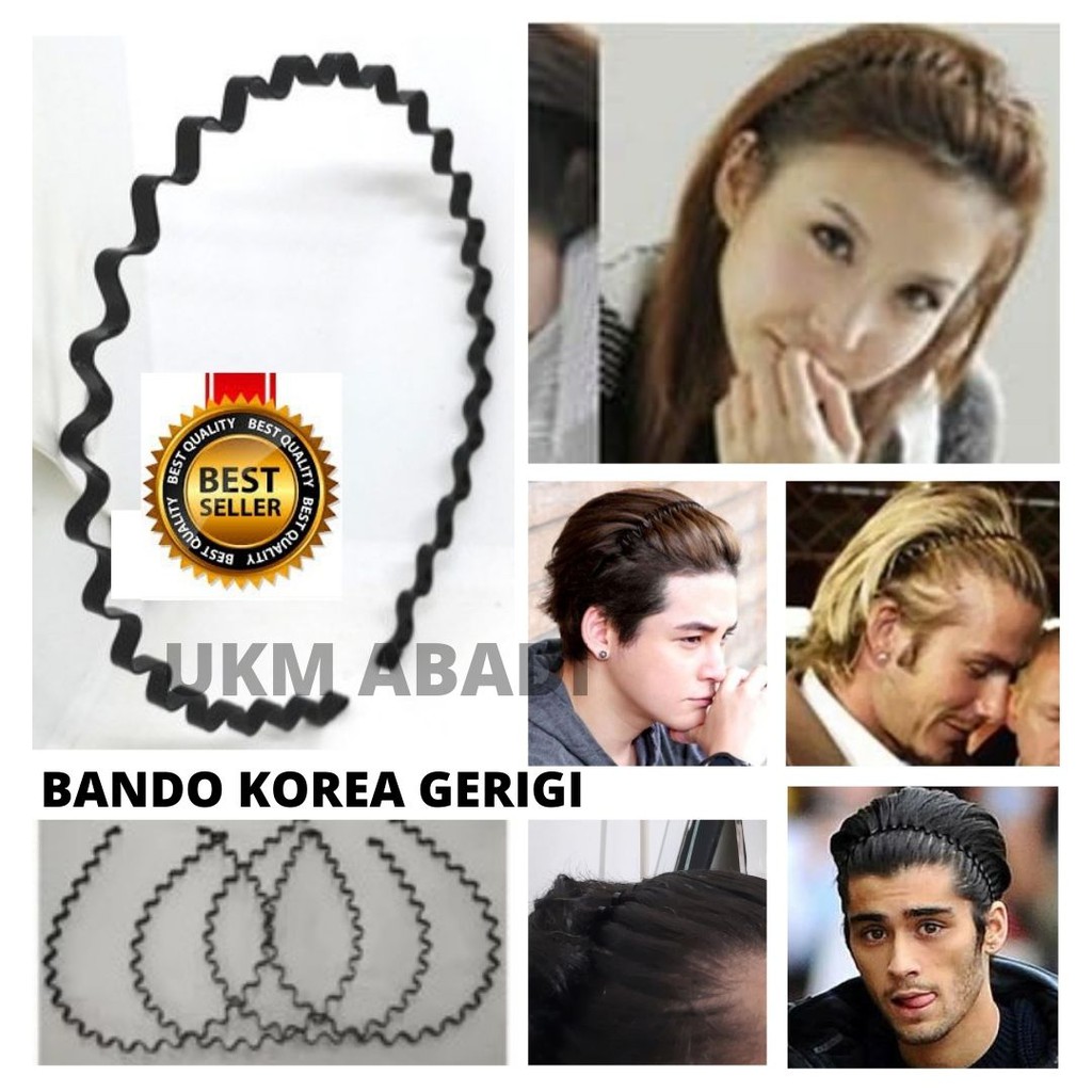 Bando Korea Bandana Besi Gerigi Stylish  111151